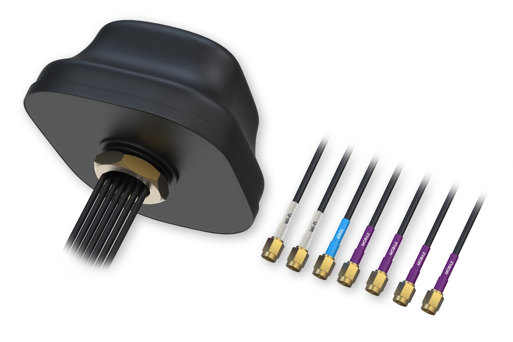 Teltonika 5G COMBO MIMO Mobile/GNSS/WIFI ROOF SMA antenna