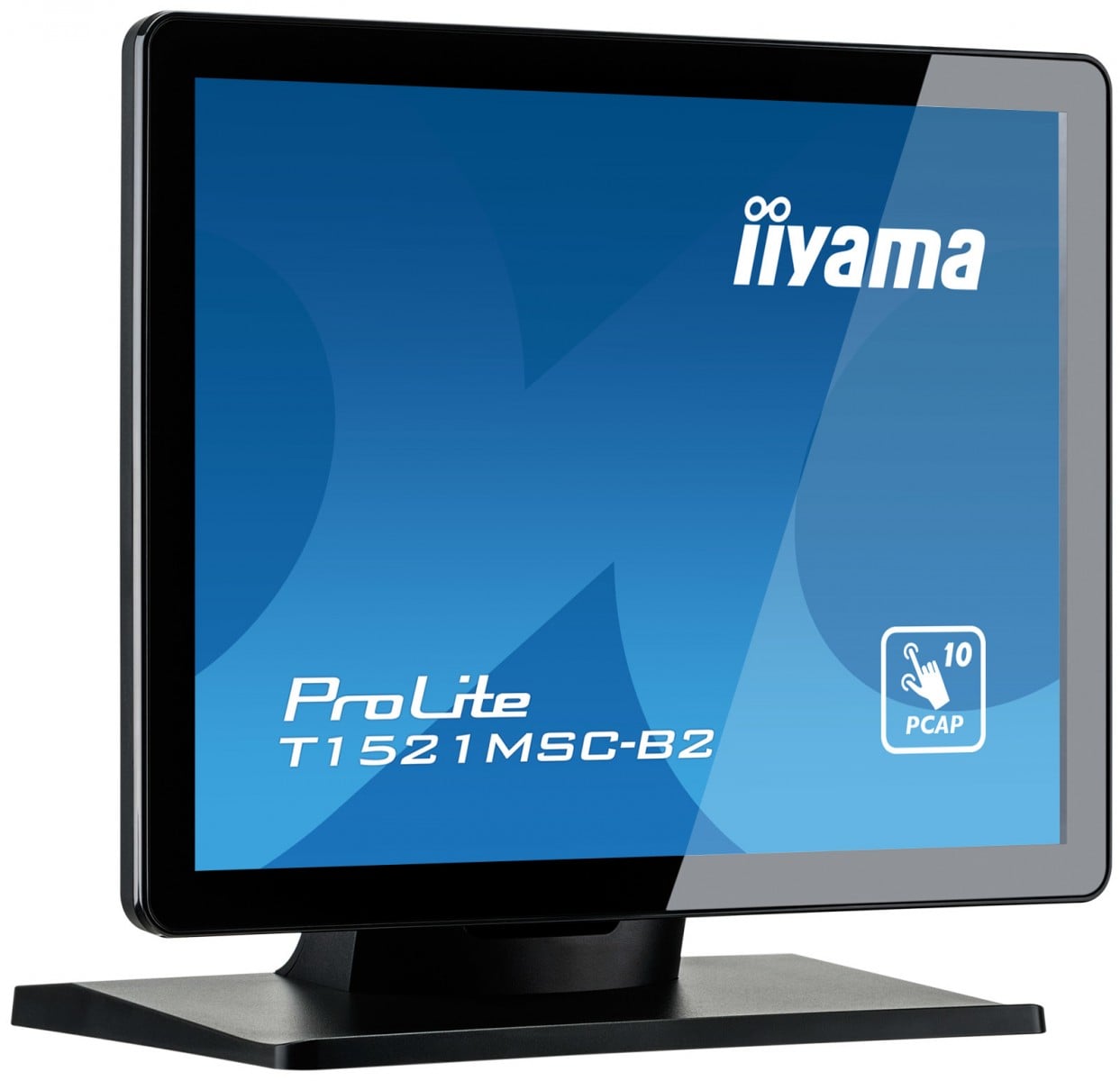 iiyama ProLite T1521MSC-B1 - LED monitor - 15" - touchscreen - 1024 x 768 @ 75 Hz - TN - 350 cd/m² - 800:1 - 8 ms - VGA - speakers - black - Slika 3
