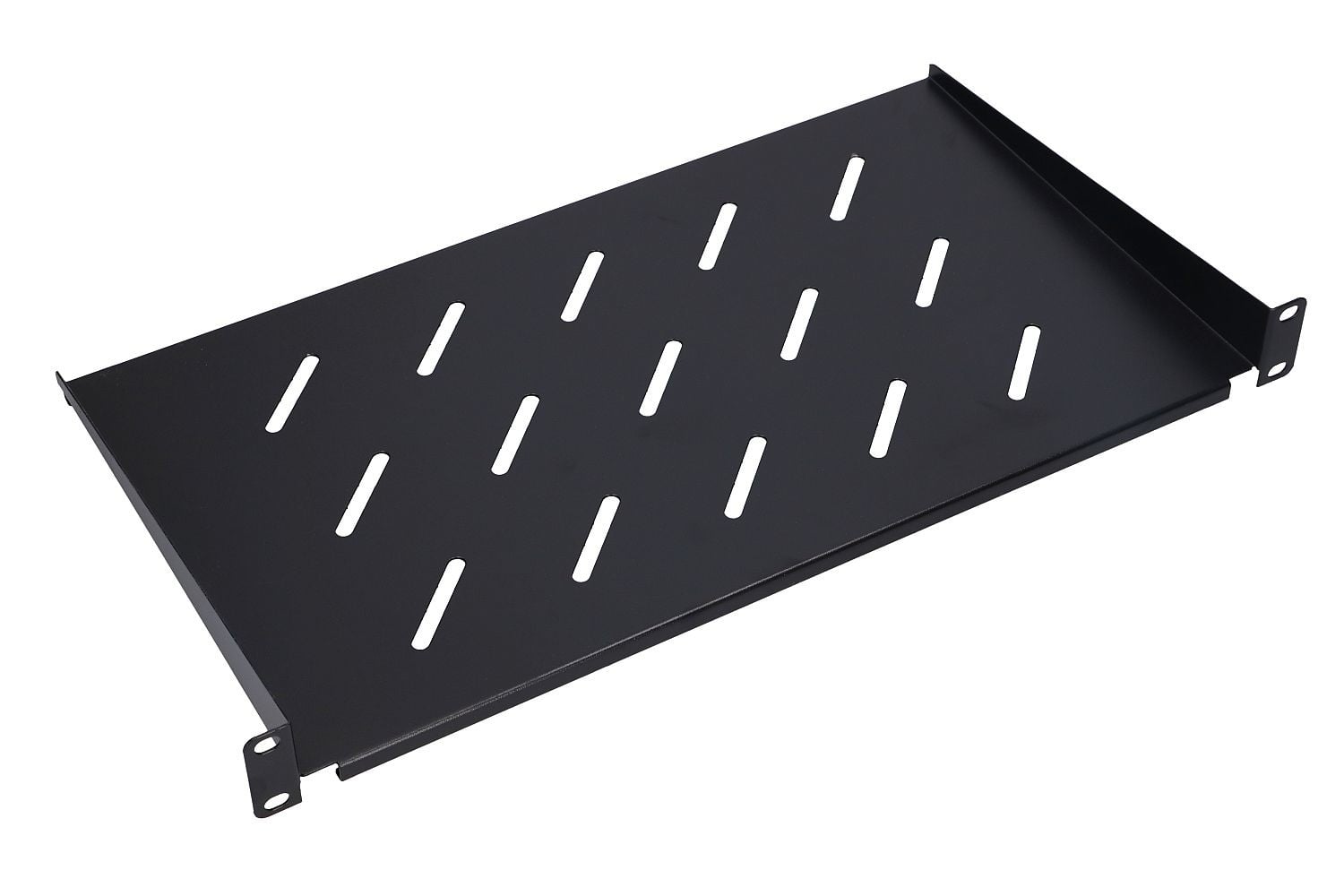 Extralink SHELF 1U FOR WALL CABINETS 19\” 250MMX1U BLACK Rack shelf