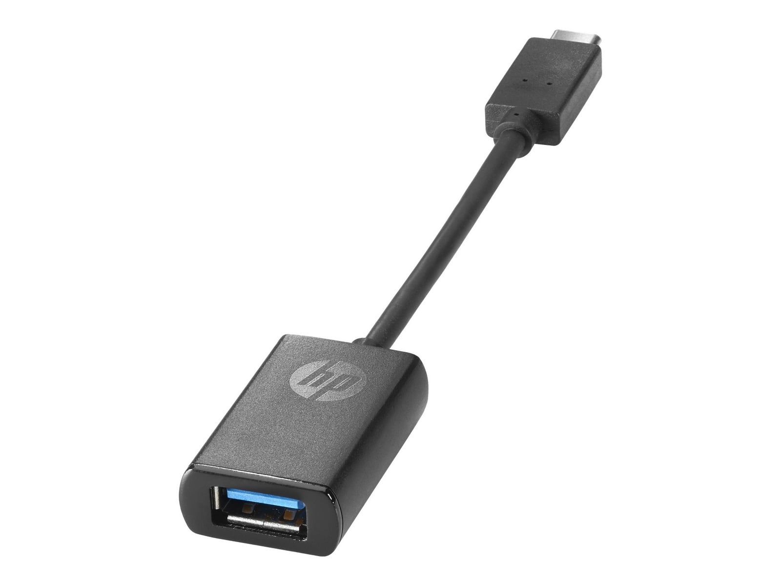 HP USB-C to USB 3.0 Adapter – 0.1409 m – USB-C – USB 3.0 – Black (N2Z63AA#AC3)