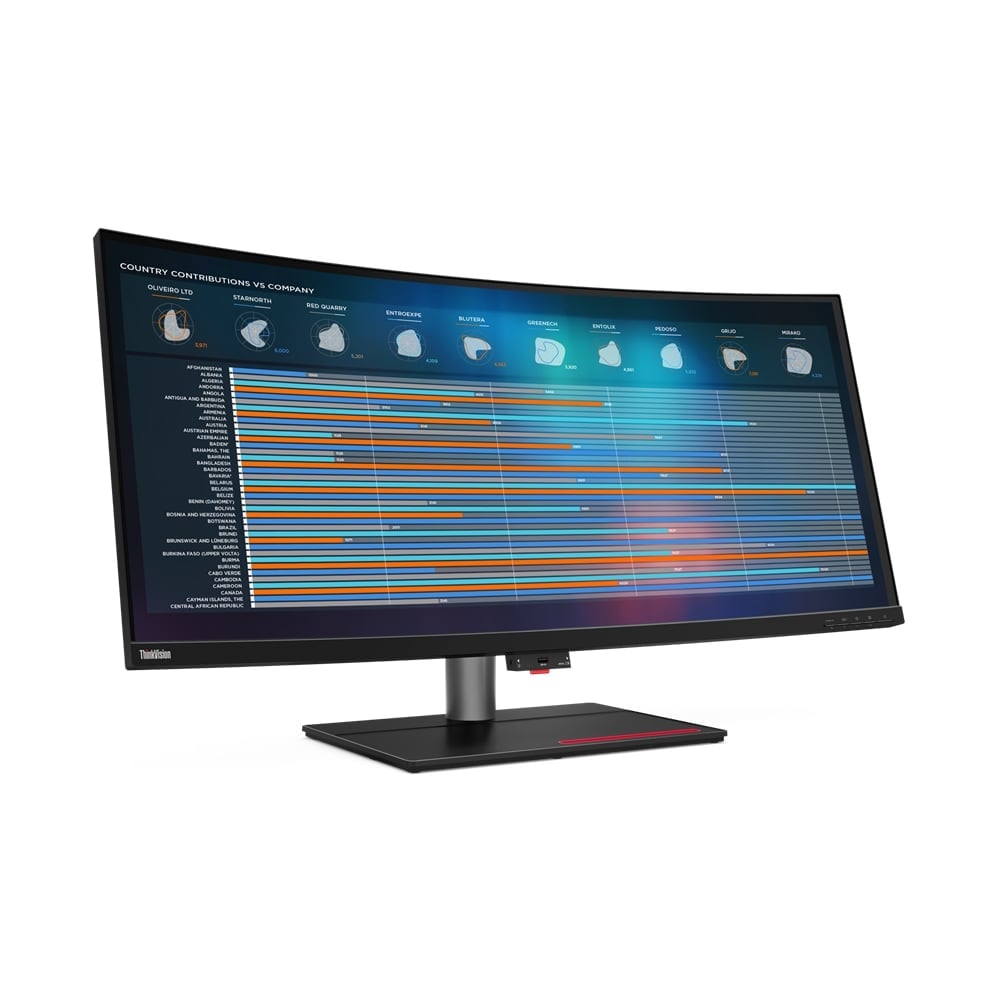Lenovo ThinkVision P40w-20 100.8 cm (39.7″) 5120 x 2160 pixels 5K Ultra HD LED Black