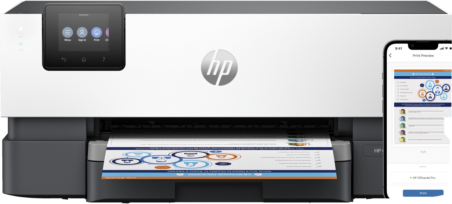 HP OfficeJet Pro 9110b All-in-One Printer