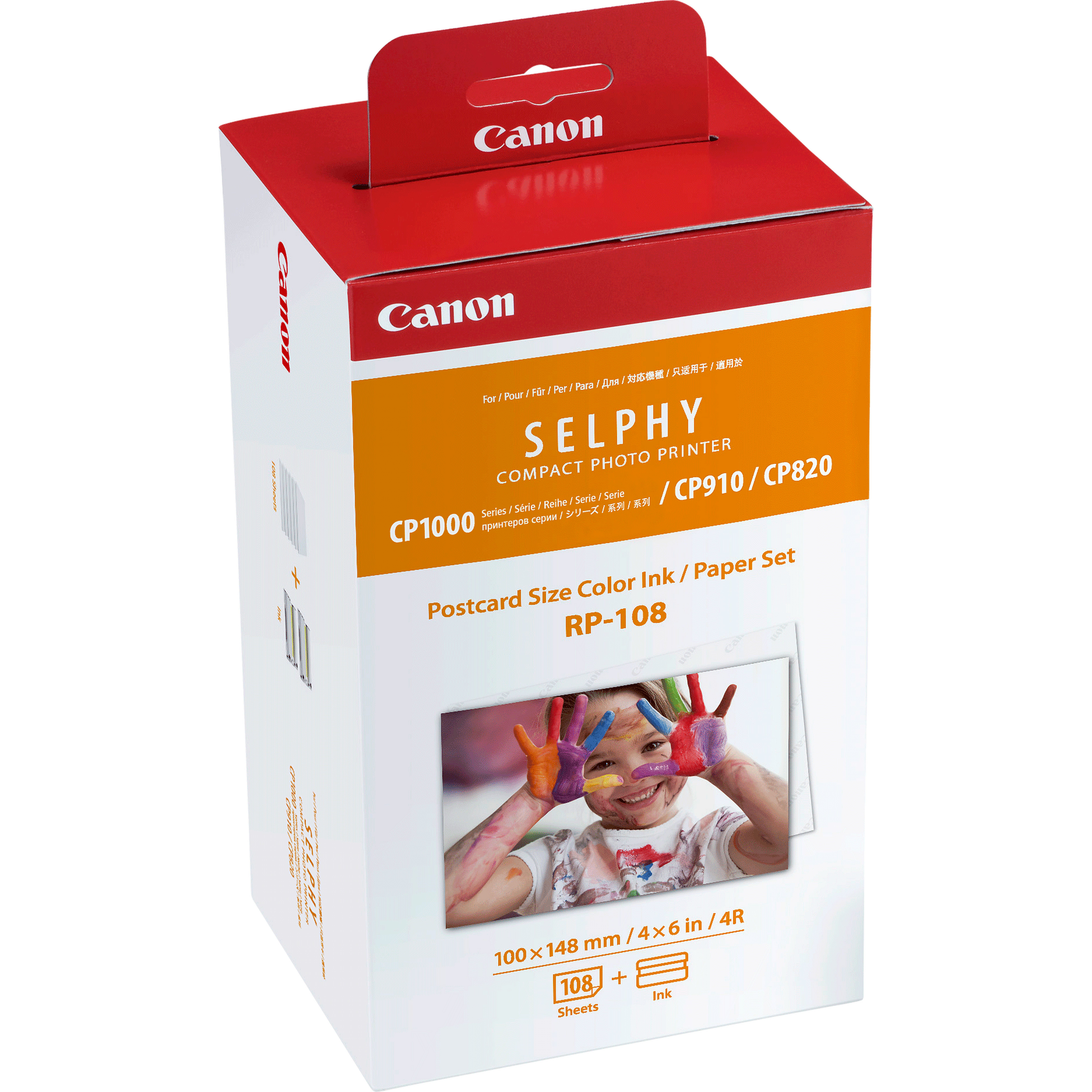 Canon RP-108 photo paper with ink (100 x 148mm) for Selphy CP