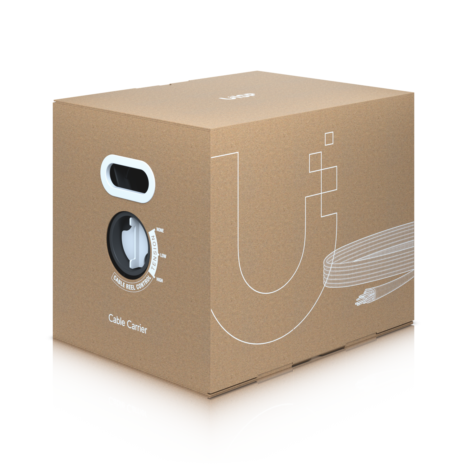 Ubiquiti UISP-CABLE-CARRIER Networks UISP Cable Carrier networking cable 305 m Cat5e