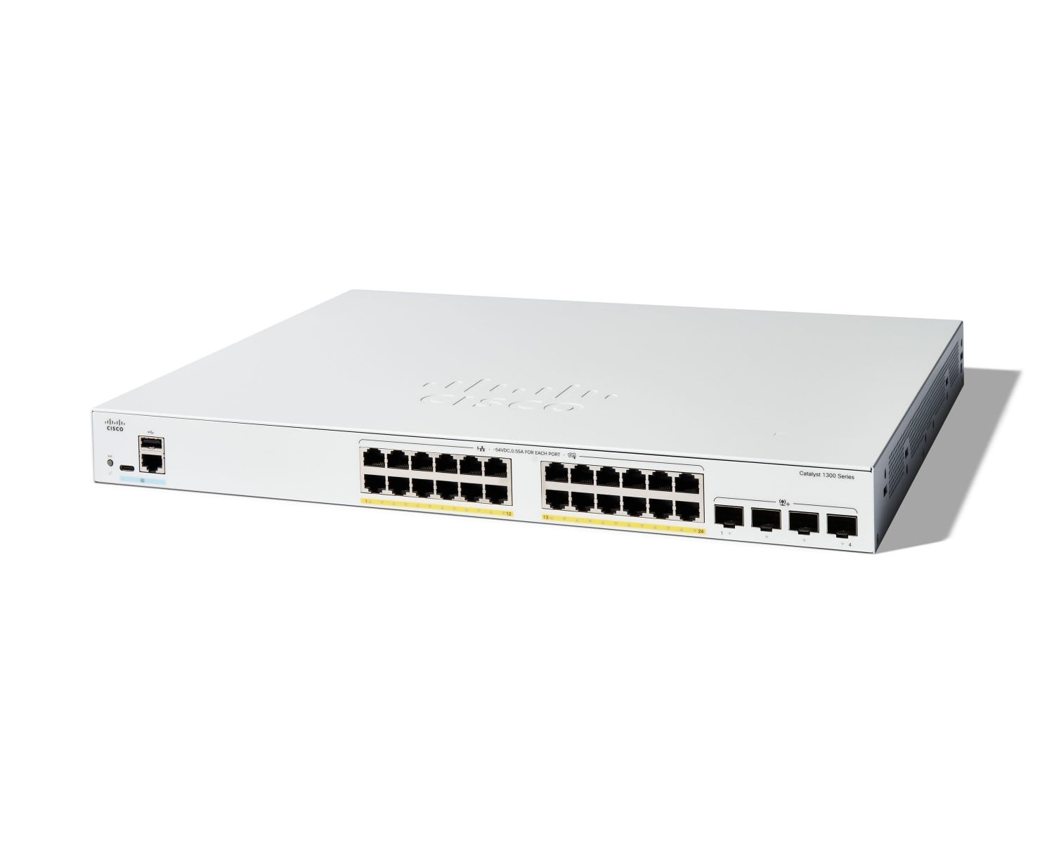 Cisco C1300-24FP-4X Managed 24 Port Gigabit PoE Switch with 10GE SFP+