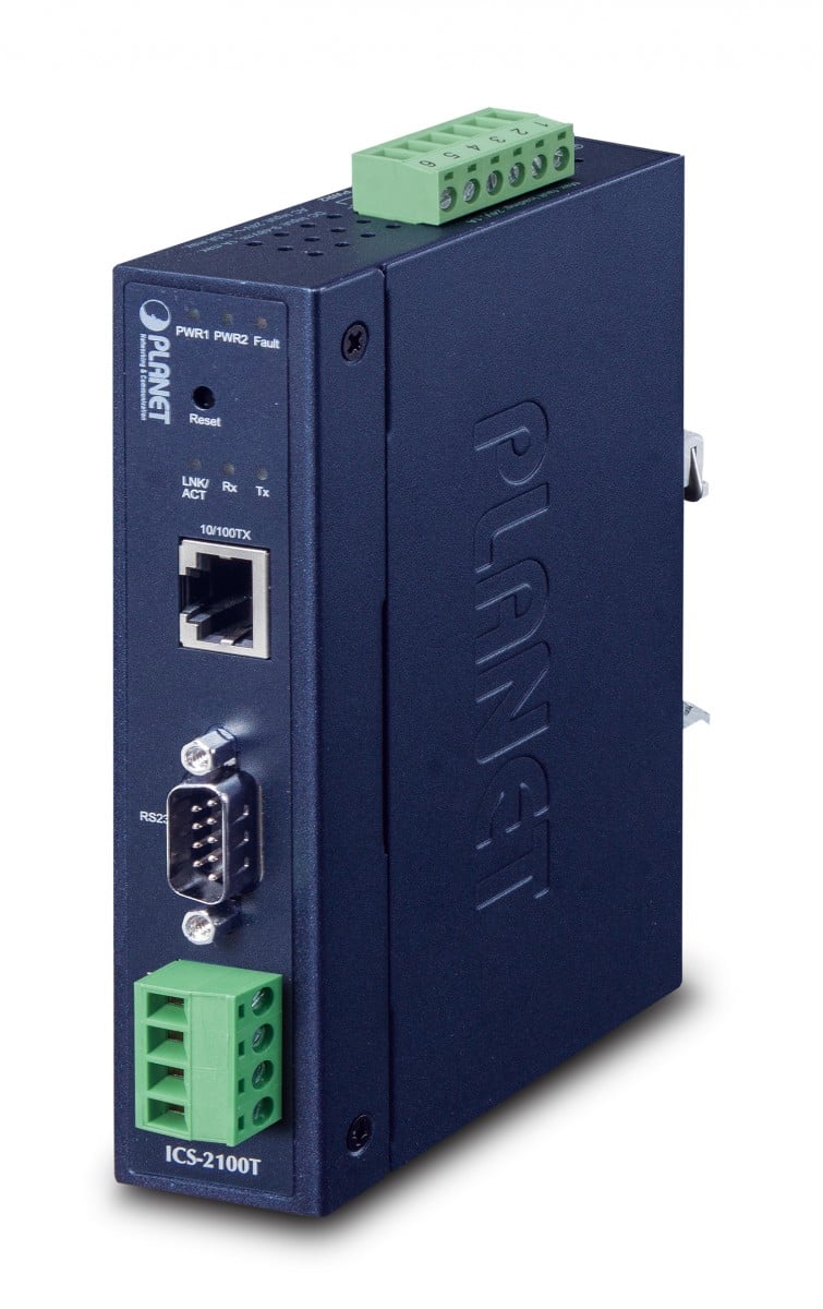Planet ICS-2100T Industrial 1-Port Metal Switch with LED Indicators