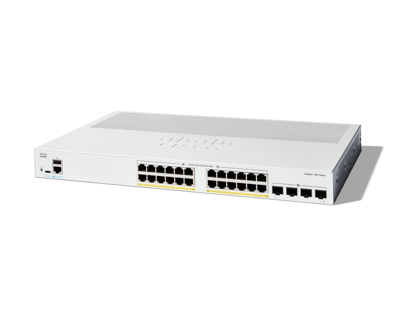 Cisco C1300-24P-4X 24 Port Managed PoE Switch with 4x10GE SFP+