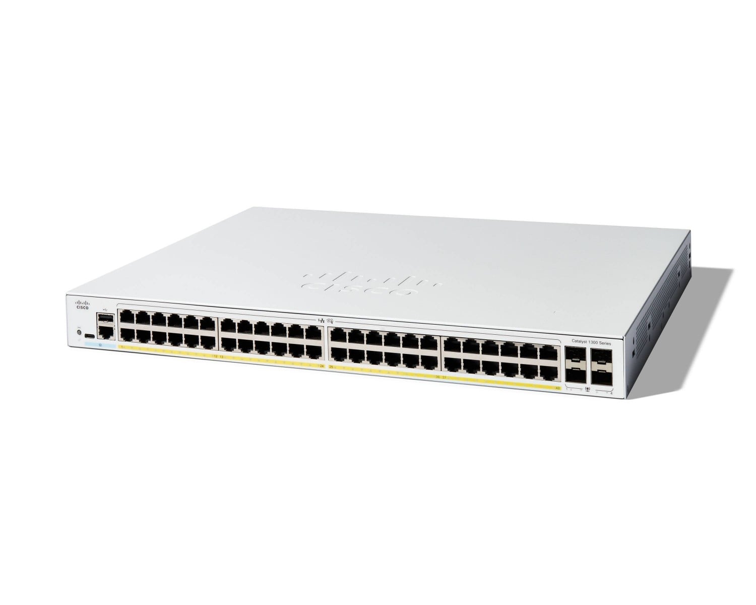 Cisco C1300-48P-4G Managed Gigabit Ethernet Switch with PoE and Lifetime Protection