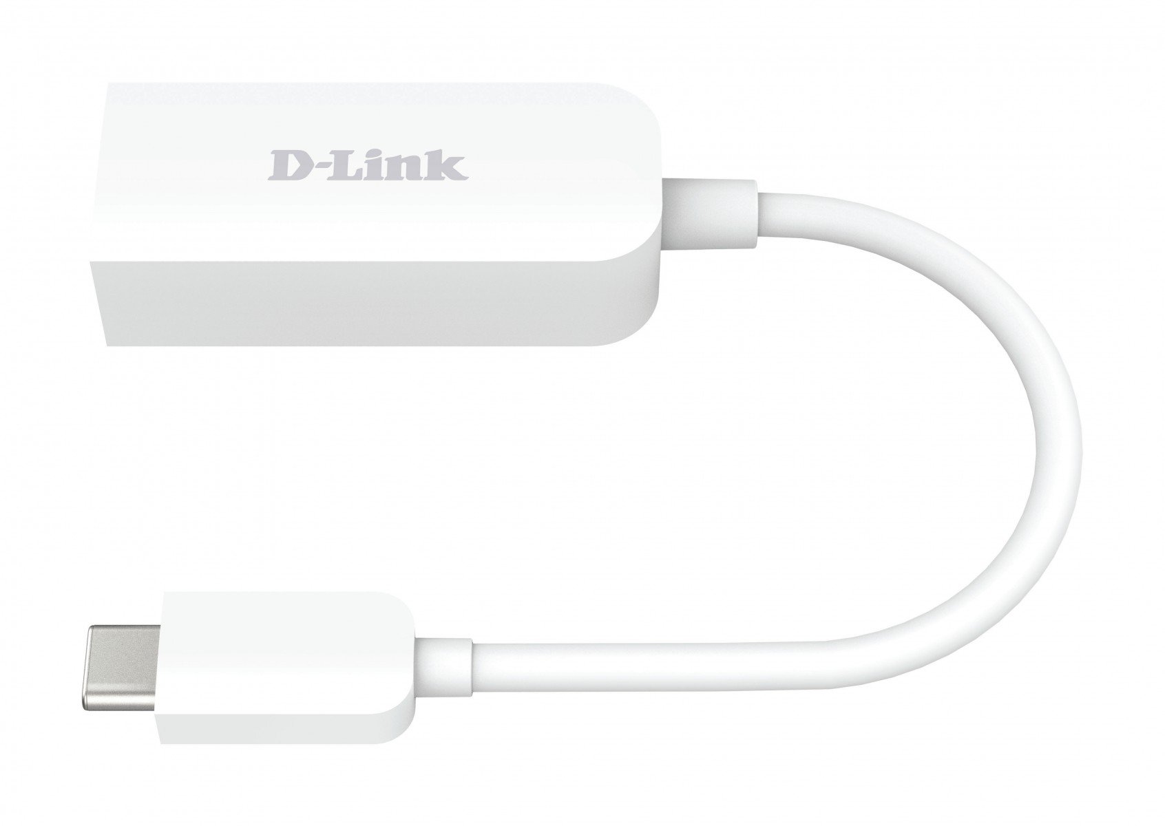 D-Link USB-C to 2.5G Ethernet Adapter DUB-E250 – Wired – USB Type-C – Ethernet – 2500 Mbit/s – White (DUB-E250)