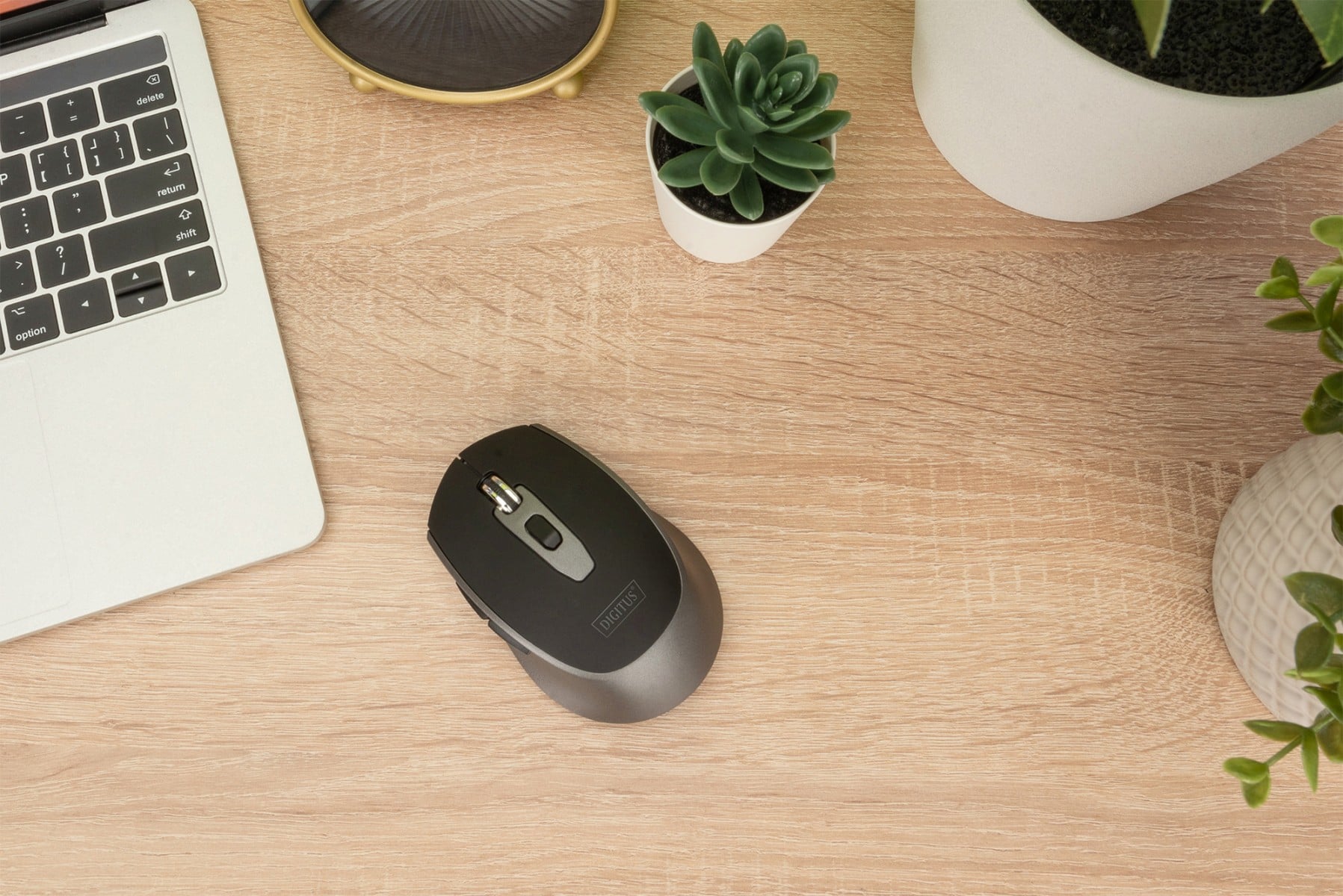 Wireless Optical Mouse 6D, 2.4 GHz 800/1000/1600 dpi, black-grey - Slika 2