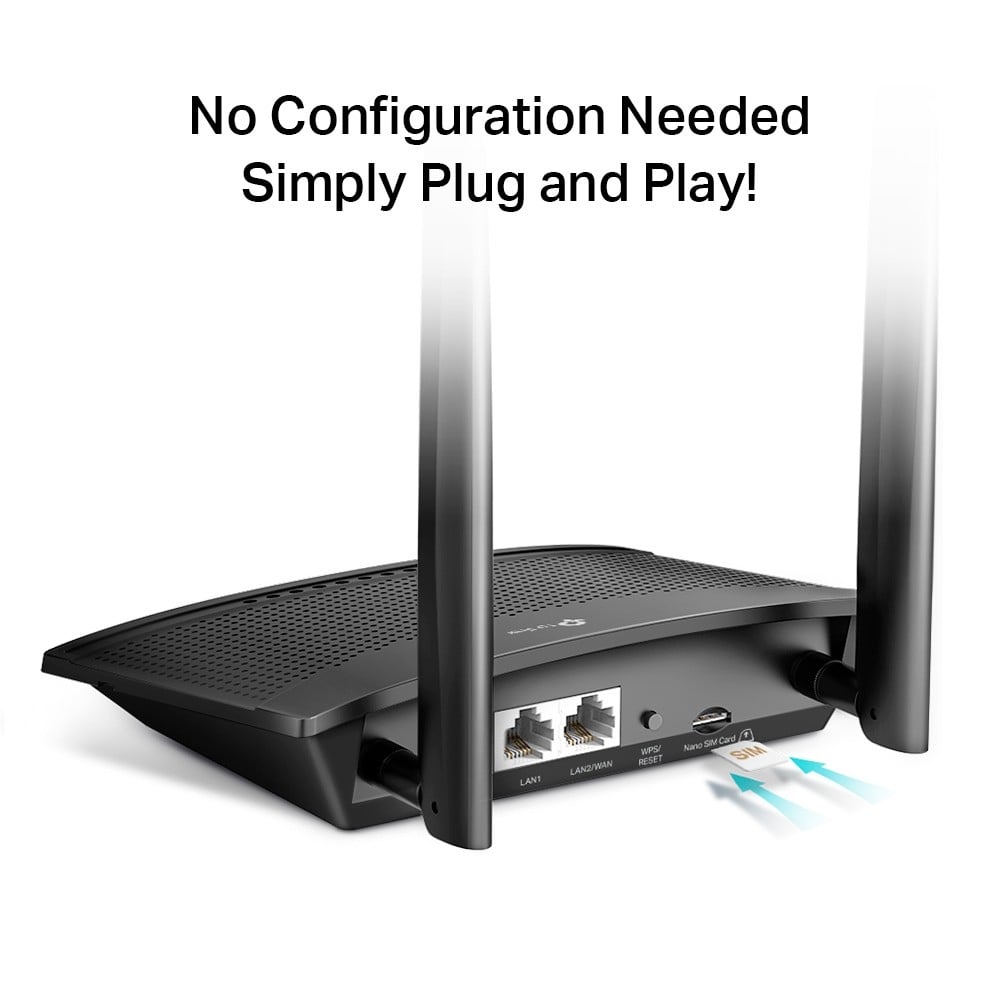 TP-Link TL-MR100 300Mbps Wireless N 4G LTE Router - Slika 4