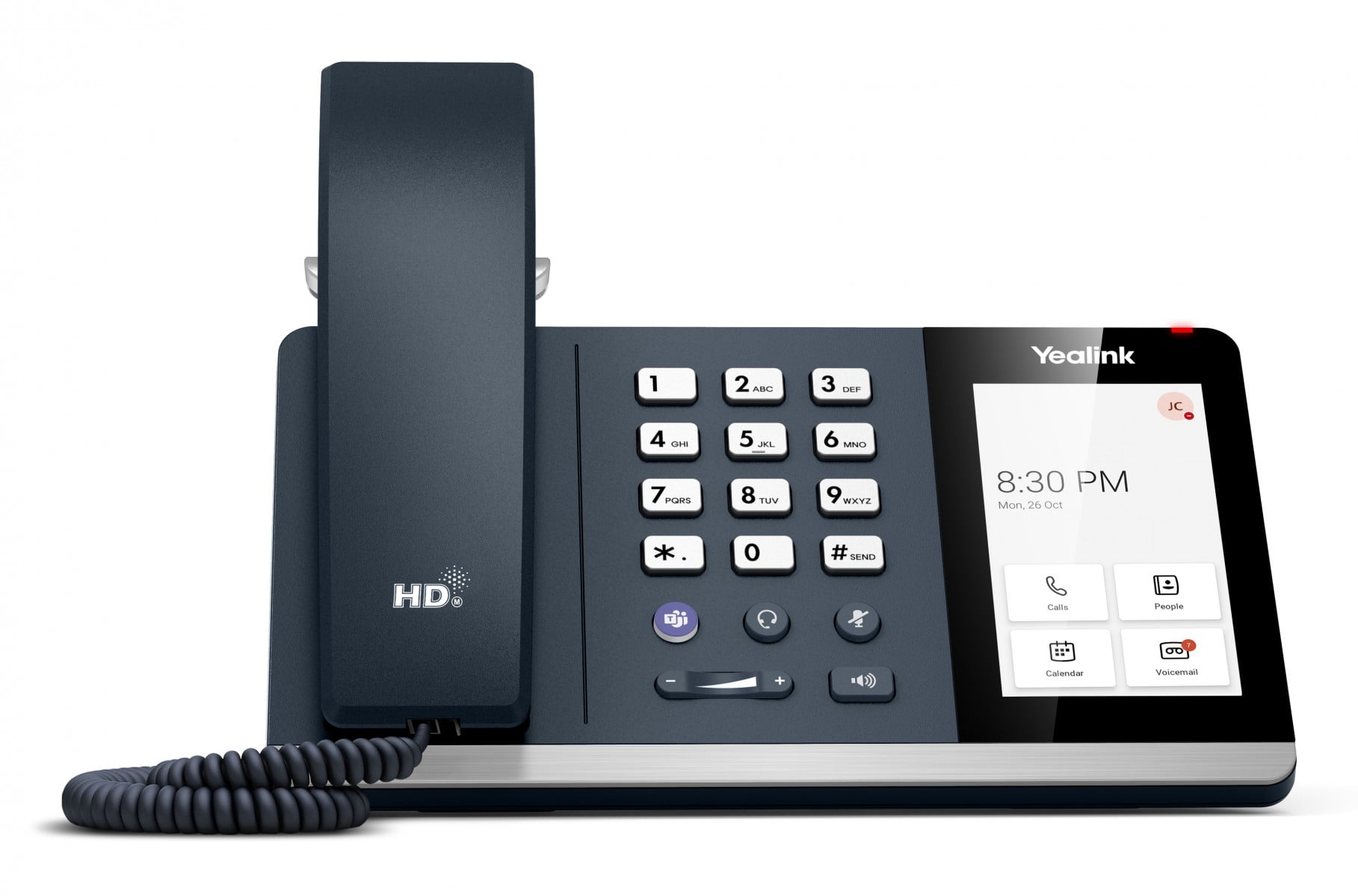 MP54 Edition 2 – Teams Edition IP phone – Black – Wired handset – Wi-Fi