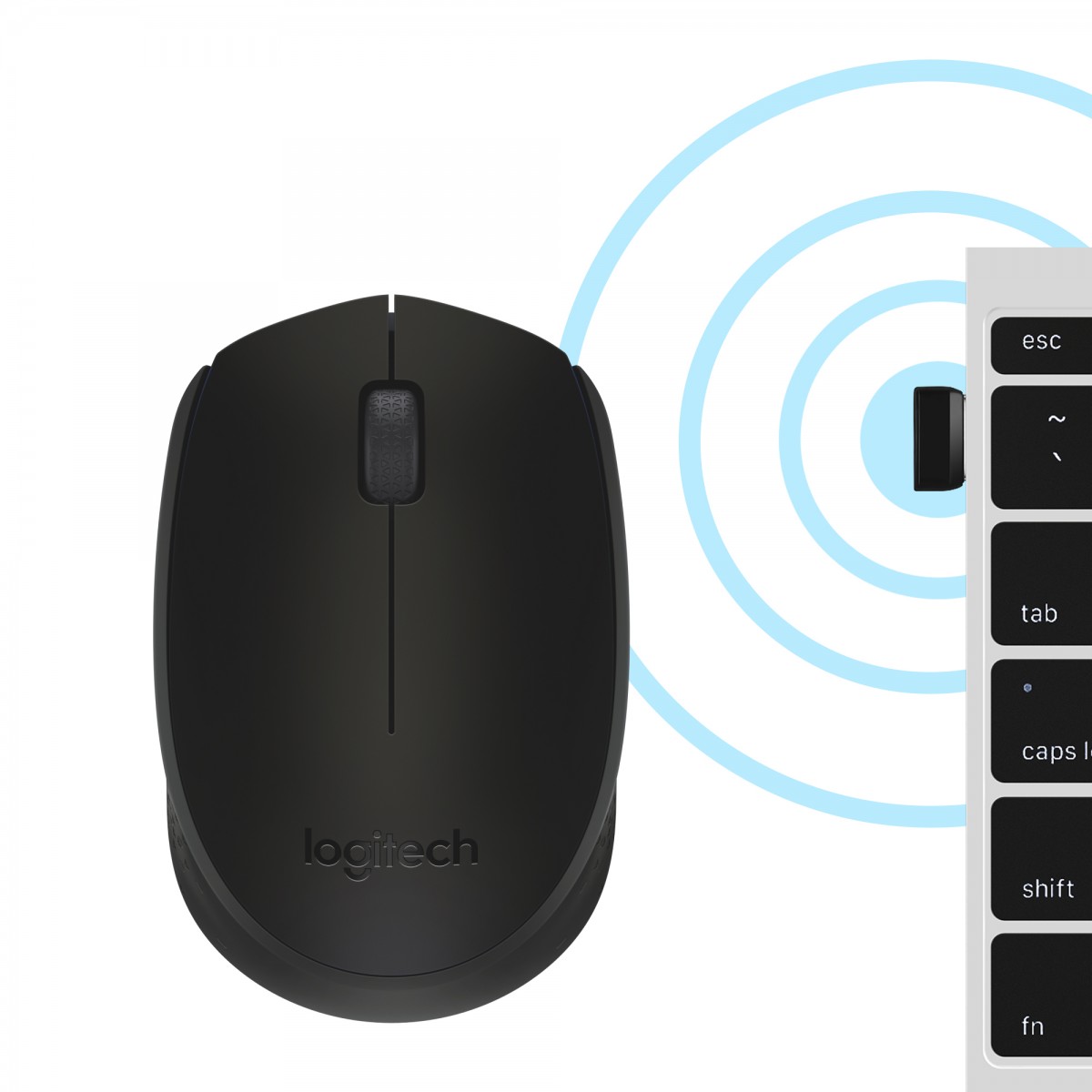 B170 Wireless Mouse - BLACK - 2.4GHZ - EMEA - Slika 6