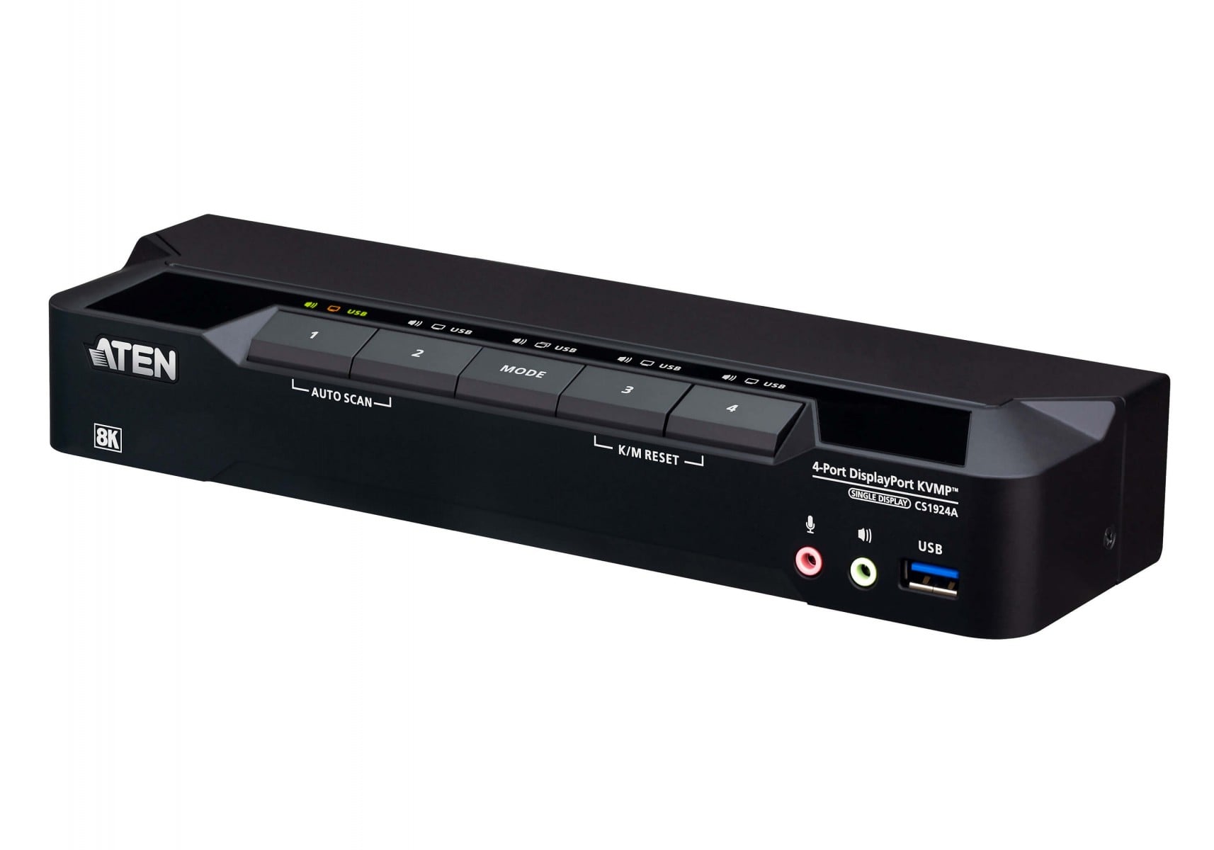 Aten CS1924A-AT-G 4-Port USB 3.0 8K DisplayPort KVMP. Sw