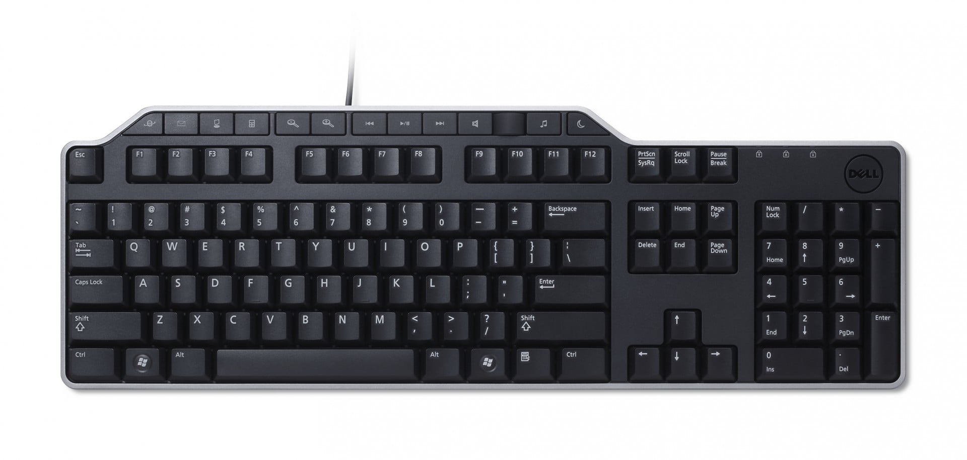KB522 – Standard – Wired – USB – Membrane – QWERTY – Black