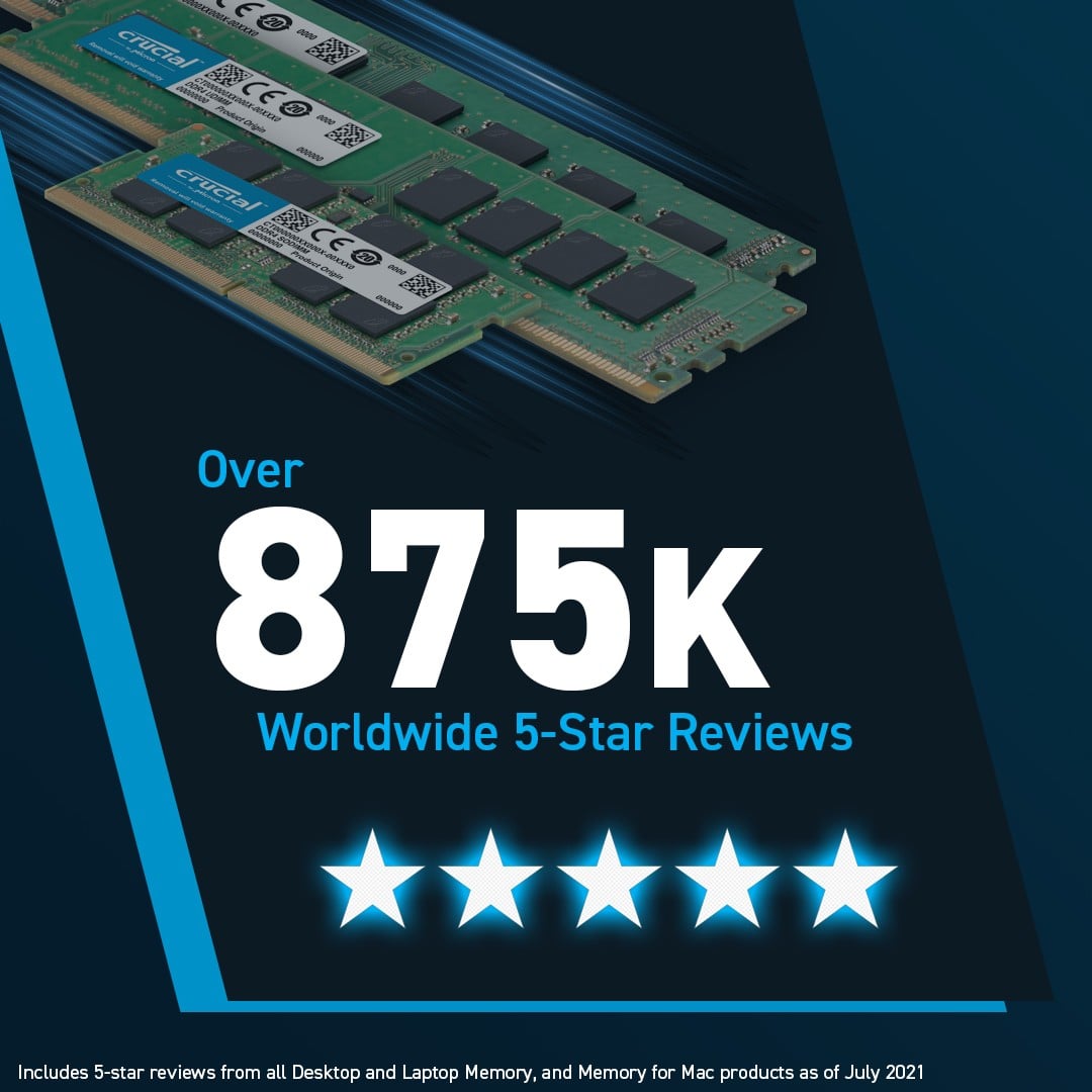 Crucial CT16G56C46S5 memory module 16 GB 1 x 16 GB DDR5 ECC - Slika 3