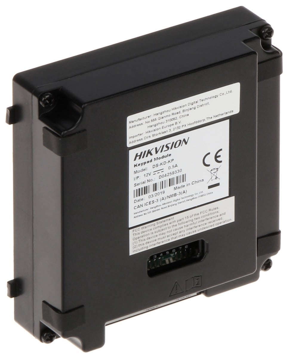Hikvision DS-KD-KP KD8 Series Pro Modular Door Station - Slika 3