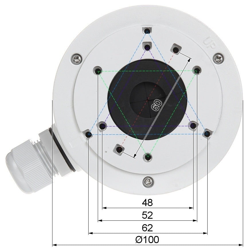 Hikvision DS-1280ZJ-XS Junction box - Slika 3