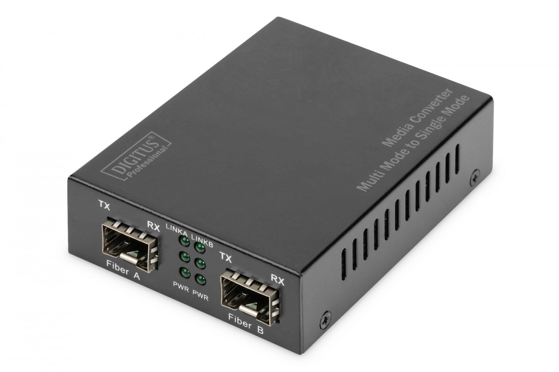 Gigabit Multimode to Singlemode Media Converter SFP to SFP, 155Mbps, 1.25Gbps, 850nm to 1550nm