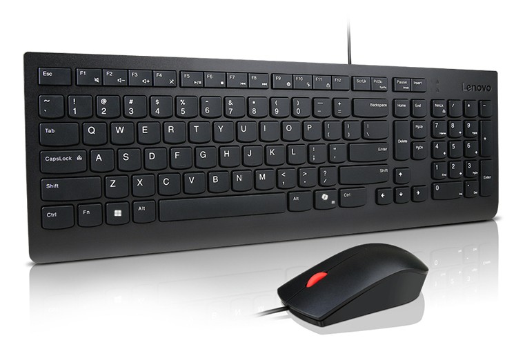 LENOVO Essential Wired Keyboard and Mouse Combo AI US English with Euro symbol 103P w/copilot button - Slika 2