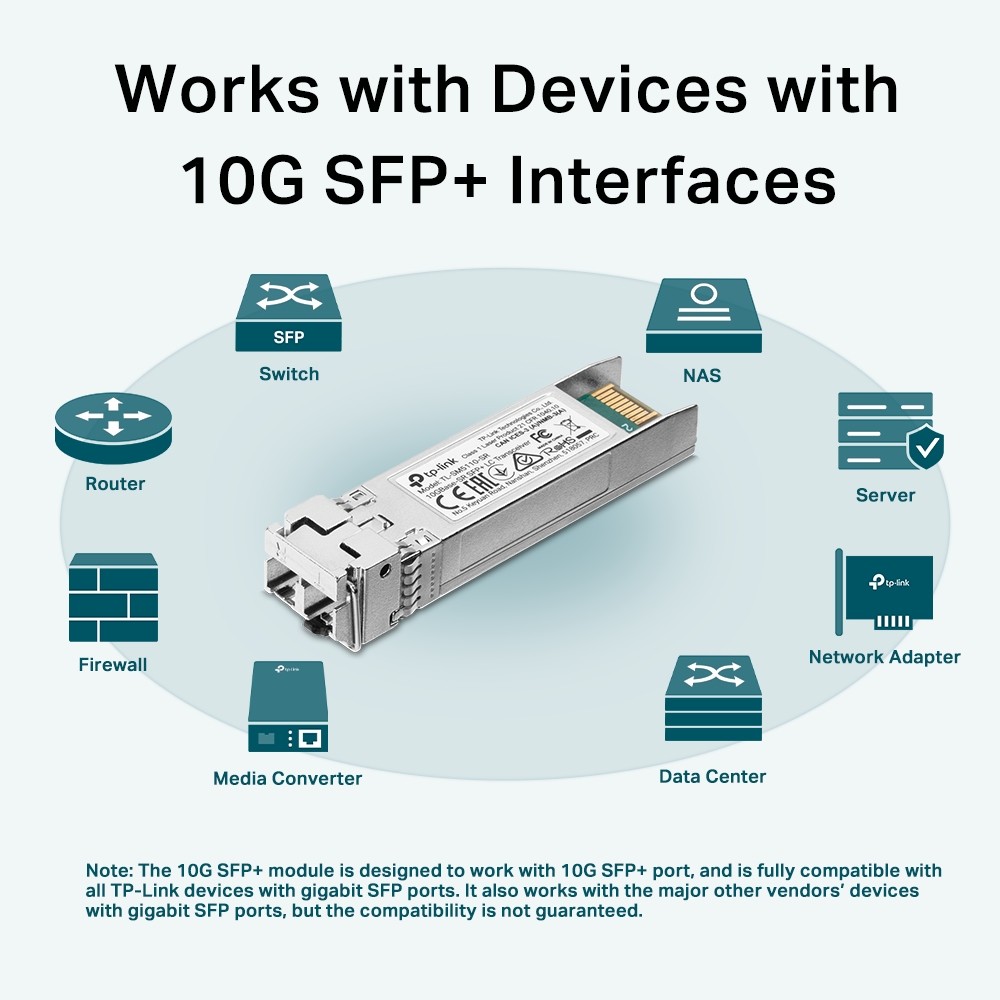TP-Link TL-SM5110-SR 10Gbase-SR SFP+ LC Transceiver - Slika 5