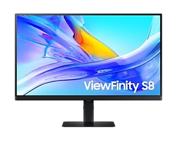 SAMSUNG S27D800U 27inch 16:9 3840×2160 IPS 5ms 60Hz HDR10 sRGB HAS Swivel Pivot Tilt HDMI DP USBC90W LANUSB3Hub KVMSwitch VESA100