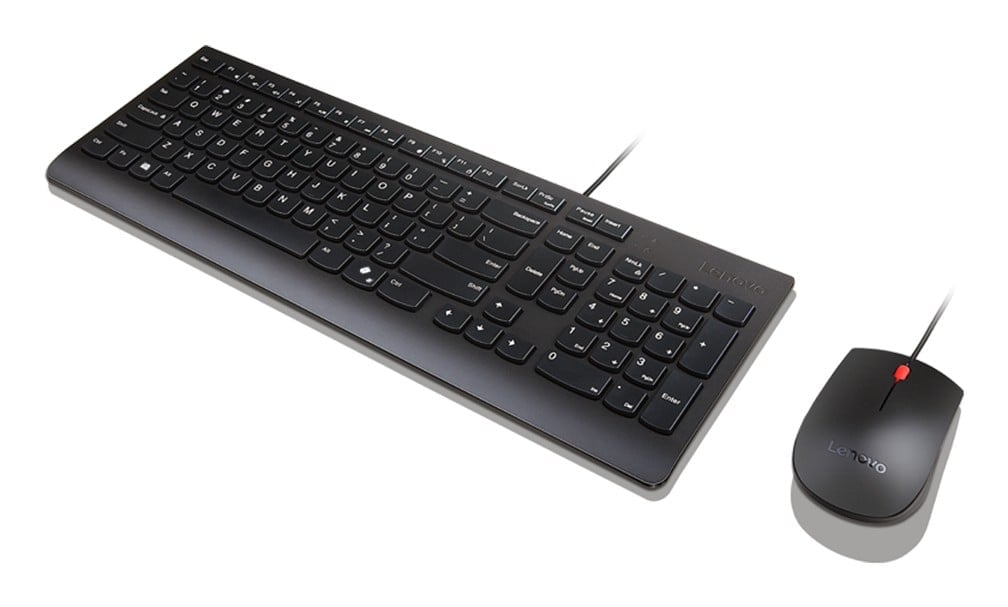 LENOVO Essential Wired Keyboard and Mouse Combo AI US English with Euro symbol 103P w/copilot button - Slika 3