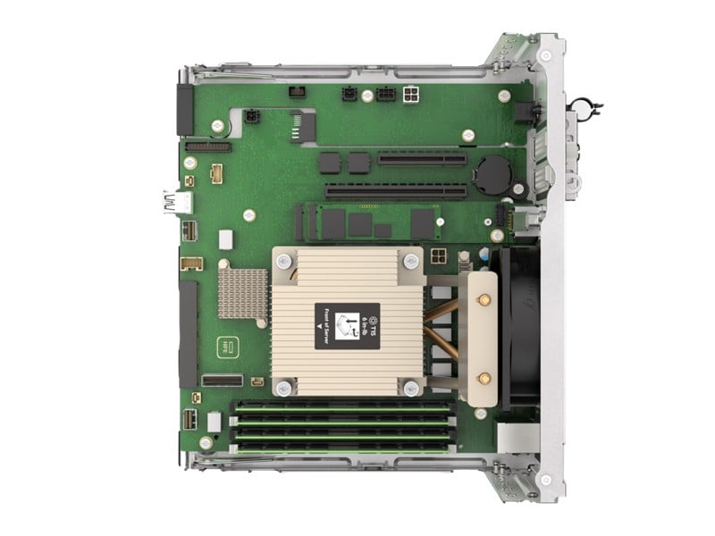 HPE ProLiant MicroServer Gen11 Intel Pentium Gold G7400 2c 16GB-U 4LFF-NHP 1TB HDD 180W Ext PS EMEA Cmp Module Server - Slika 5