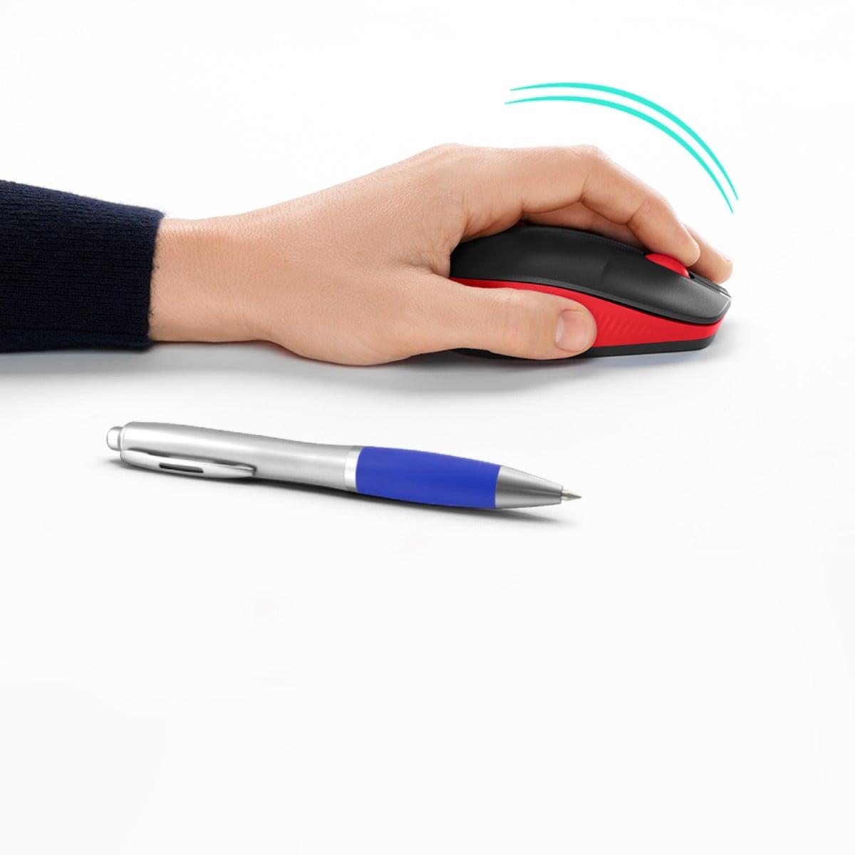 M190 Full-size wireless mouse RED EMEA - Slika 3
