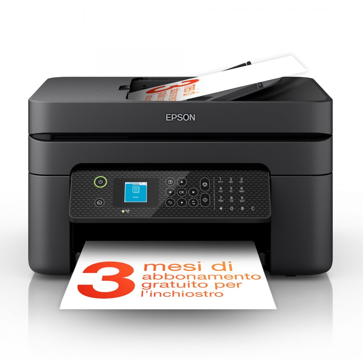 Epson WorkForce WF-2930DWF – multifunction injket device – print, scan, copy, fax 5760 x 1440 DPI A4 DUPLEX 10ppm Wi-Fi AirPrint