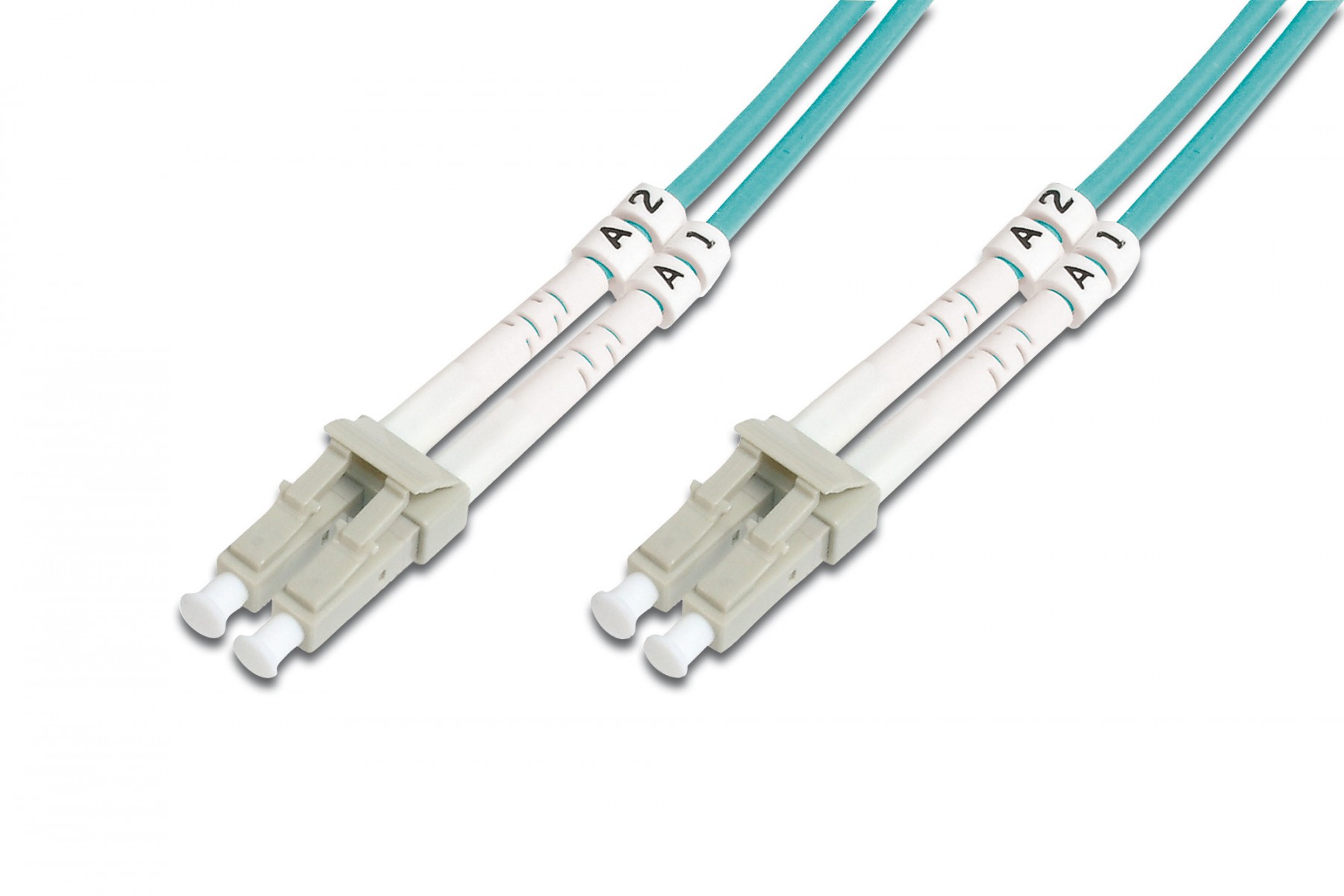 FO patch cord, duplex, LC to LC MM OM3 50/125 µ, 15m