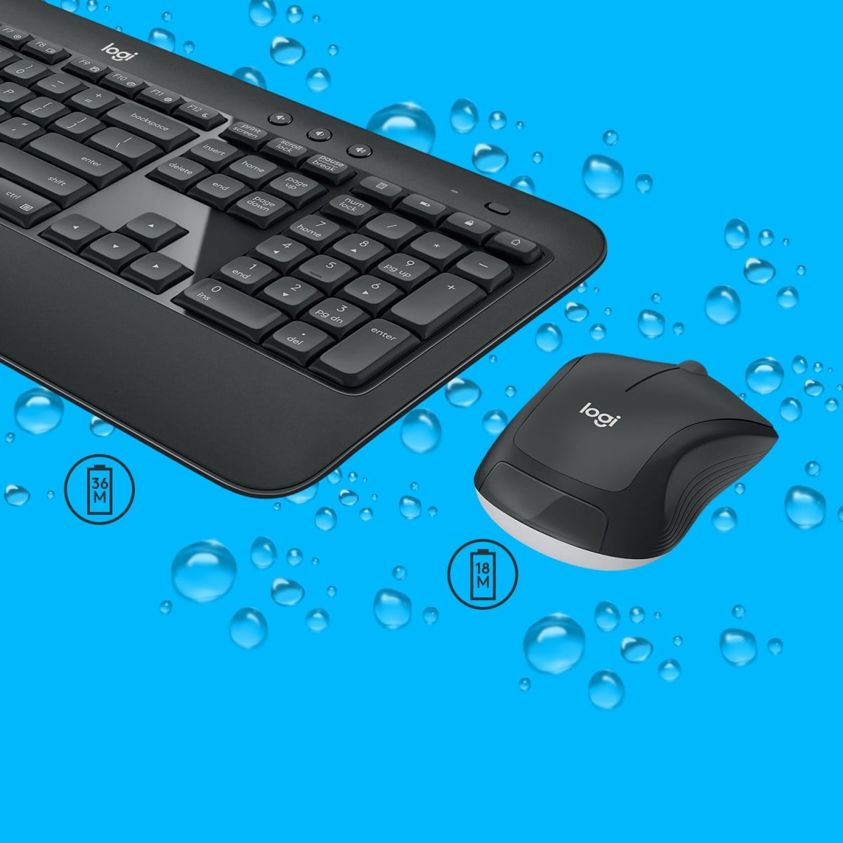 Logitech MK540 ADVANCED Wireless Keyboard and Mouse Combo US INT'L - Slika 4