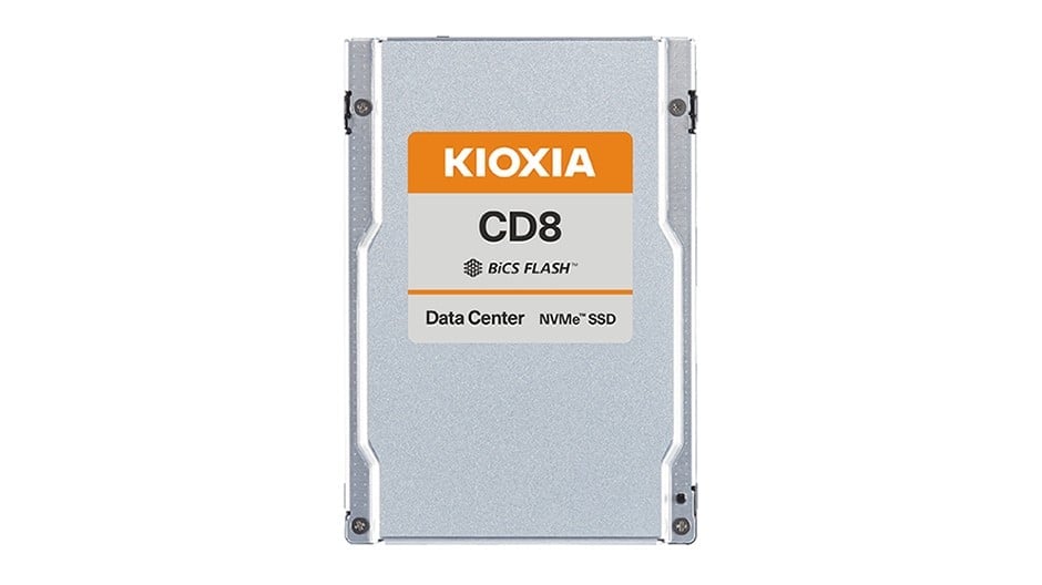 Kioxia SSD CD8-R 1.92TB U.2 (15mm) NVMe Gen4 SIE Read Intensive DWPD 1 | KCD8XRUG1T92