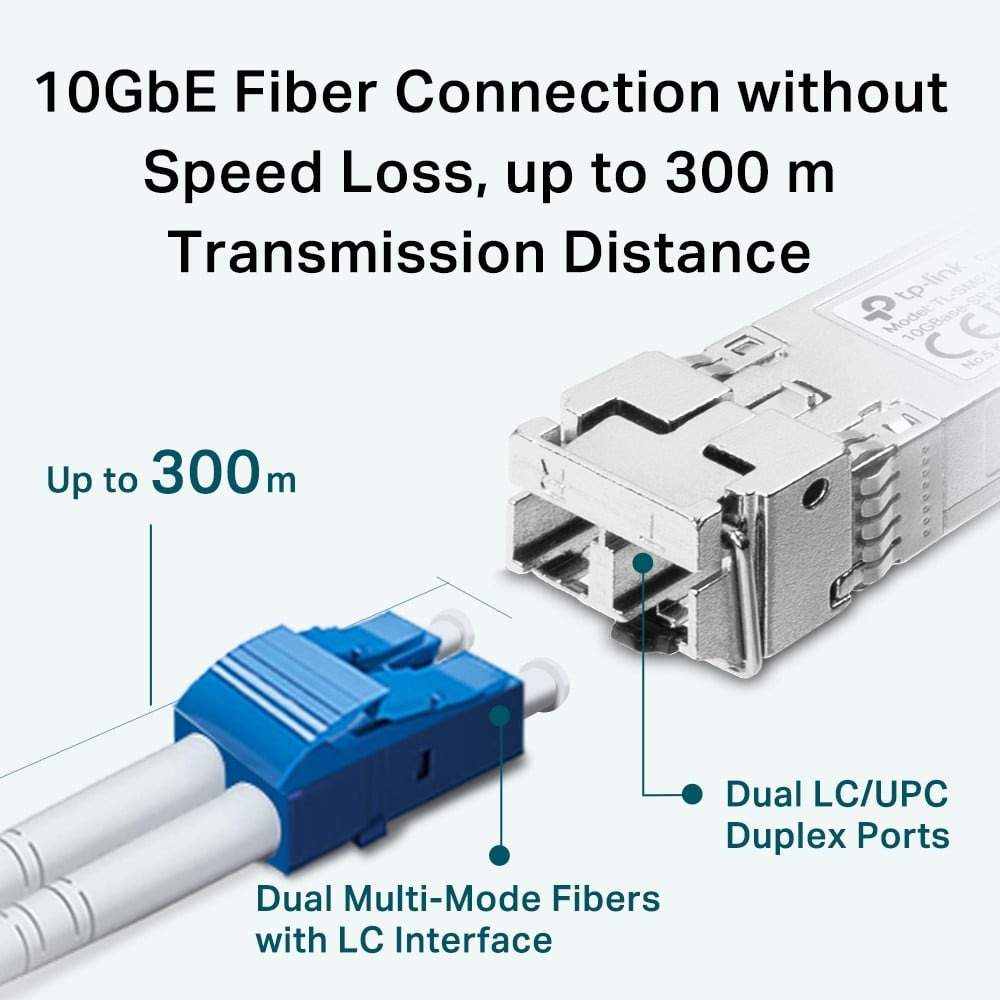 TP-Link TL-SM5110-SR 10Gbase-SR SFP+ LC Transceiver - Slika 6
