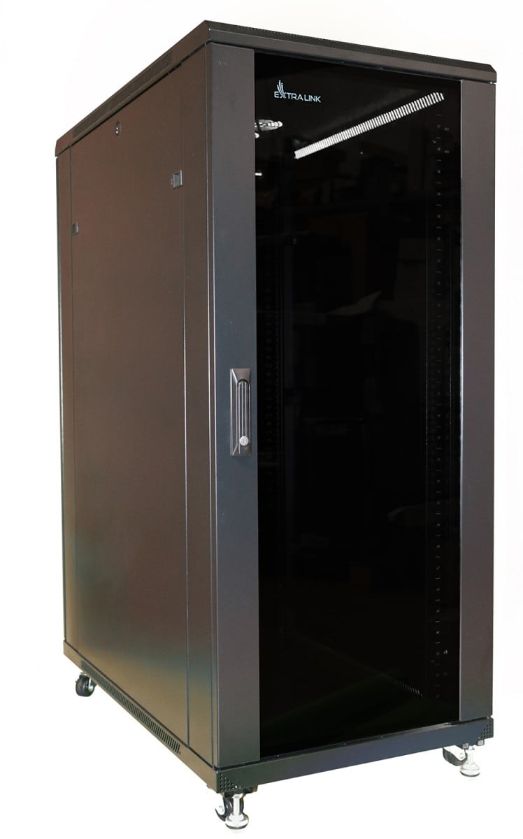 Extralink 37U 600×1000 Black | Rackmount cabinet | standing