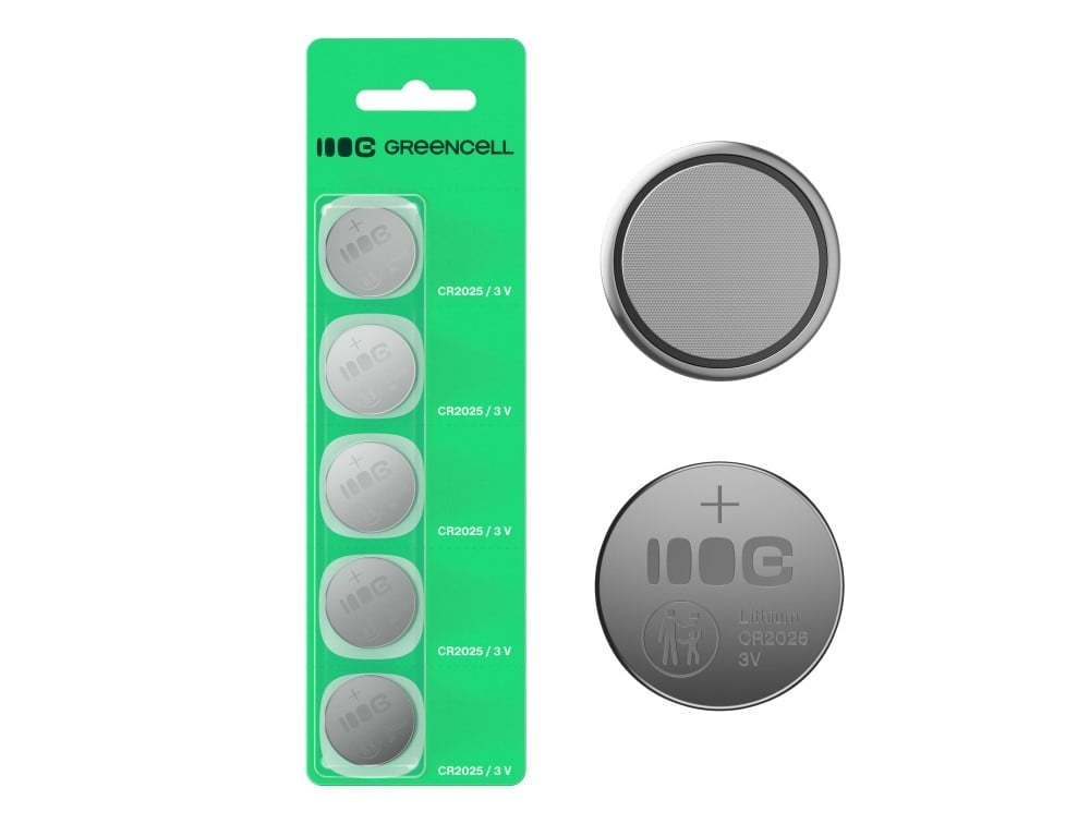 Green Cell X5CR2025 5x Lithium Coin Battery CR2025 CR 2025 3V 160mAh