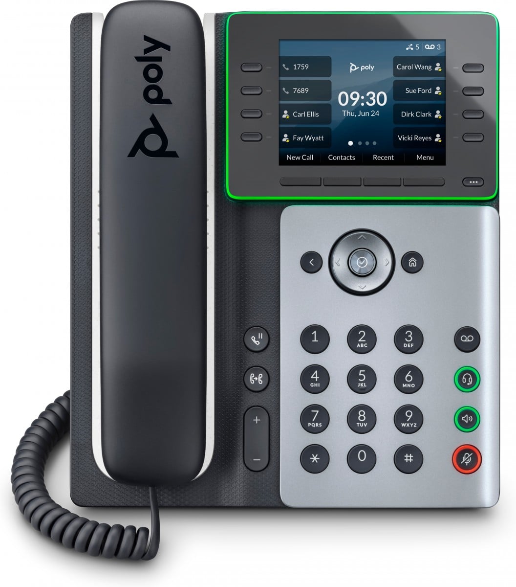Poly Edge E300 IP Phone and PoE-enabled 82M92AA