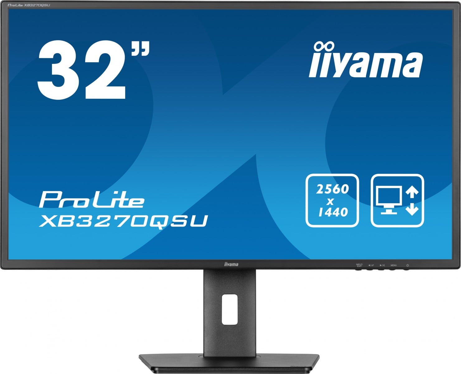 IIYAMA XB3270QSU-B1 32inch IPS 2560×1440 250cd/m2 3ms 2xHDMI DP USB