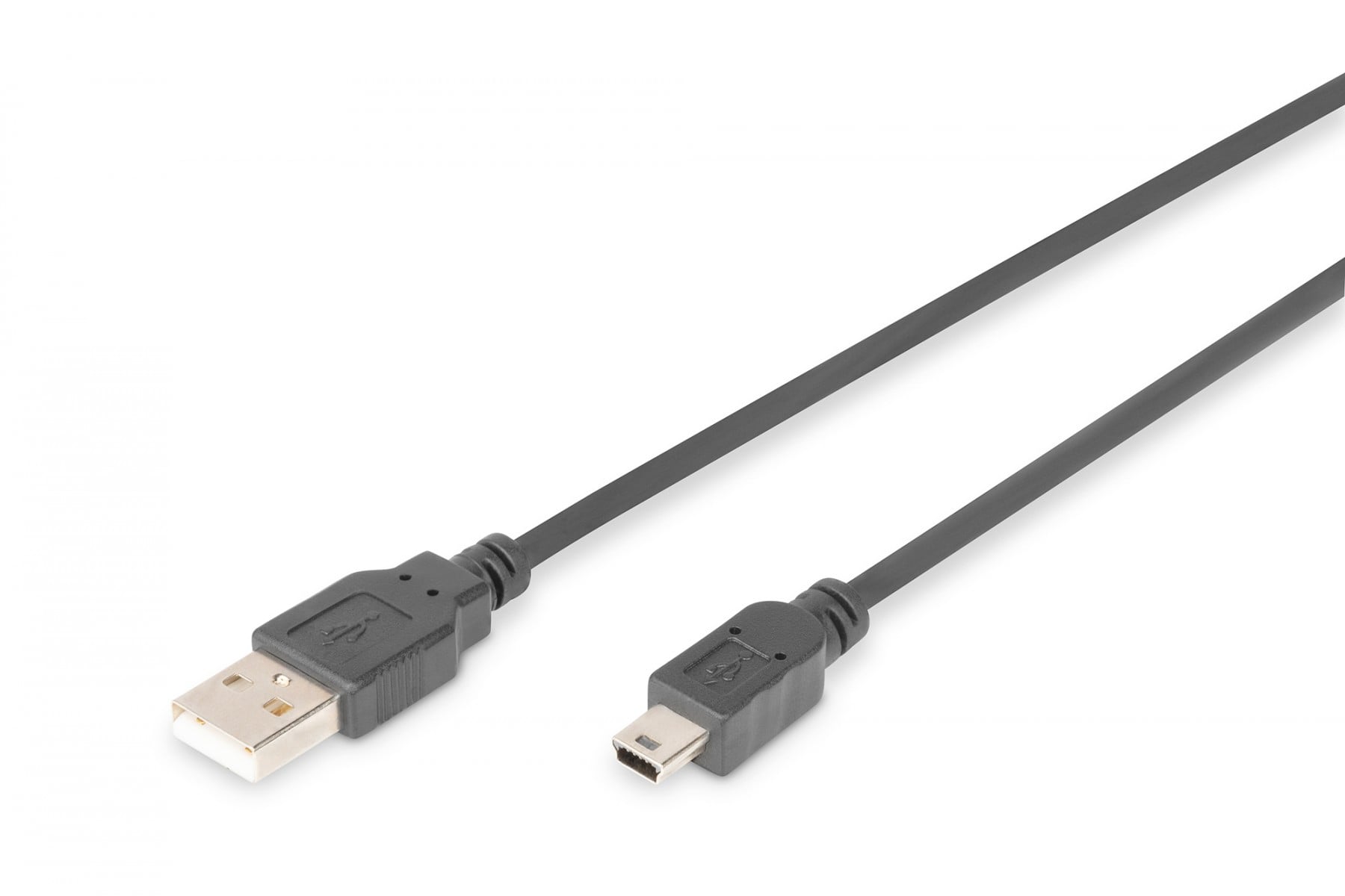 USB 2.0 connection cable, type A – mini B (5pin) M/M, 1.0m, USB 2.0 conform, bl