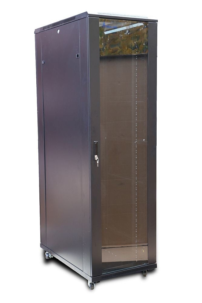 Extralink 42U 800×1000 Black | Rackmount cabinet | standing