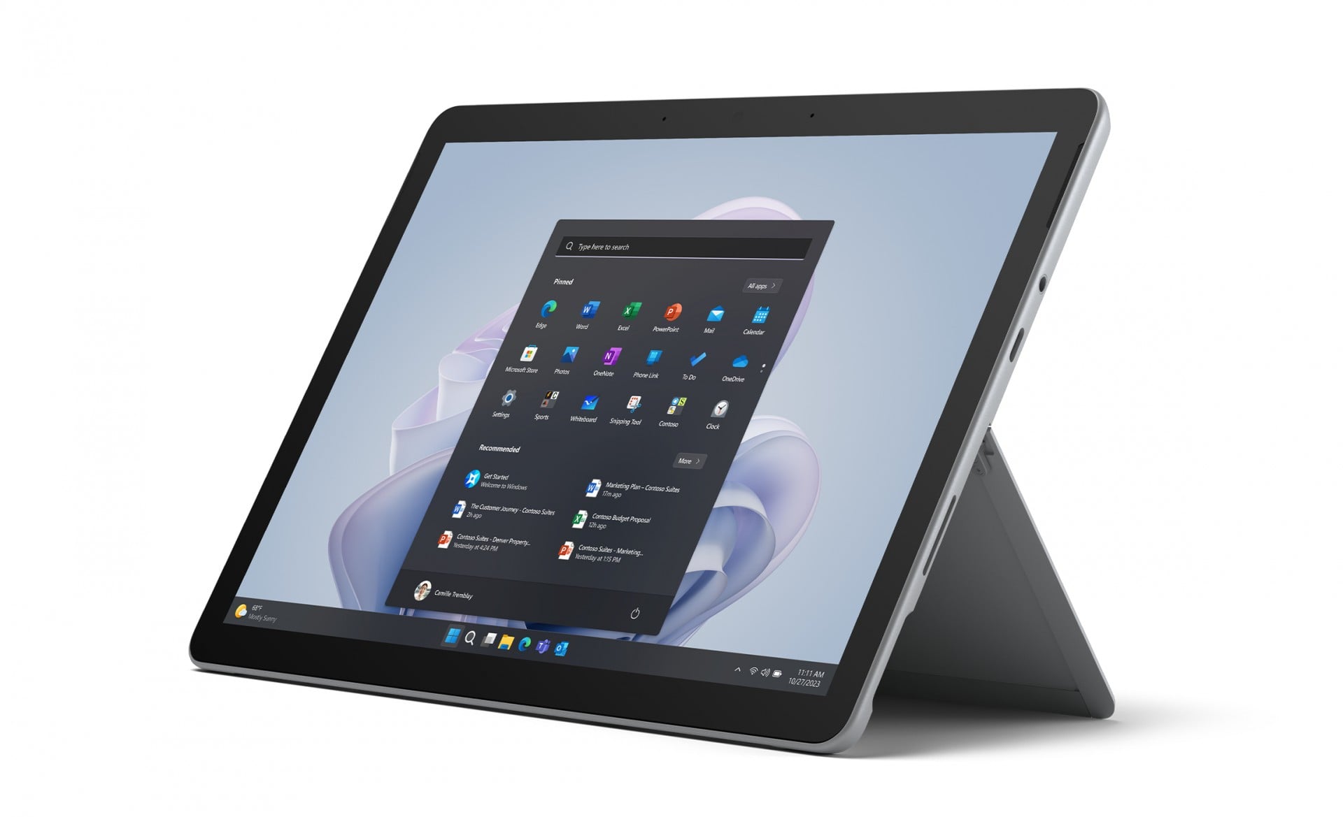 Microsoft Surface Go4 Intel N200 10.5inch 8GB 128GB W11P Platinum