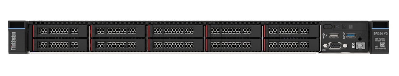 LENOVO ISG Thinksystem SR630 V3 1xIntel Xeon Silver 4514Y 16C 2.0GHz 150W 1x32GB 2Rx8 RAID 940-8i 4GB Flash PCIe Gen4 12Gb Adapter 2
