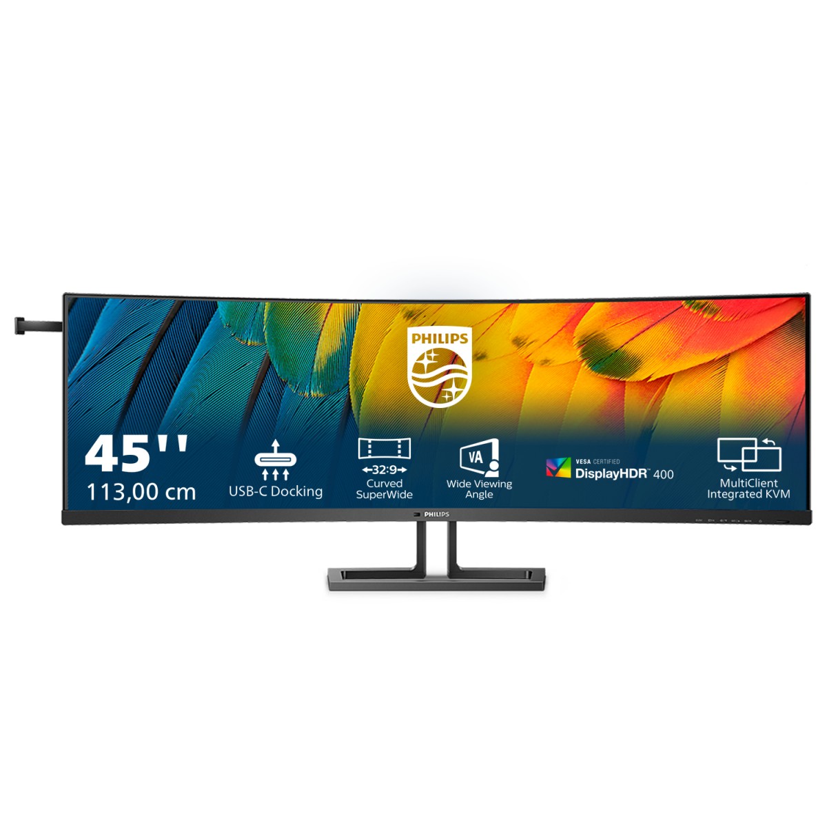 Philips 6000 series 45B1U6900C/00 computer monitor 44.5″ 5120 x 1440 pixels UltraWide Dual Quad HD LED Black