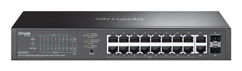 TP-Link ES220GP Omada Gigabit Easy PoE Switch
