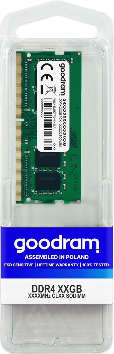 Goodram GR3200S464L22S/8G memory module 8 GB 1 x 8 GB DDR4