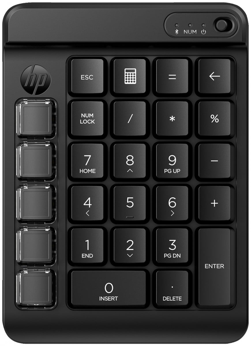 HP wireless keyboard 435 numeric – Bluetooth – black (7N7C3AA#ABB)