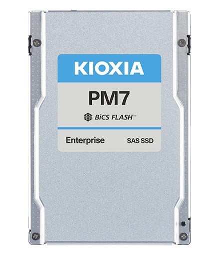 Kioxia SSD PM7-R 7.68TB 2.5” (15mm) SAS 24Gb/s SED Read Intensive DWPD 1 | KPM7VRUG7T68