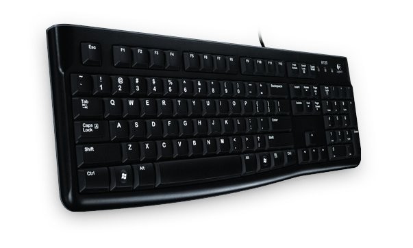 Logitech USB Keyboard K120 QWERTZ DE black bulk