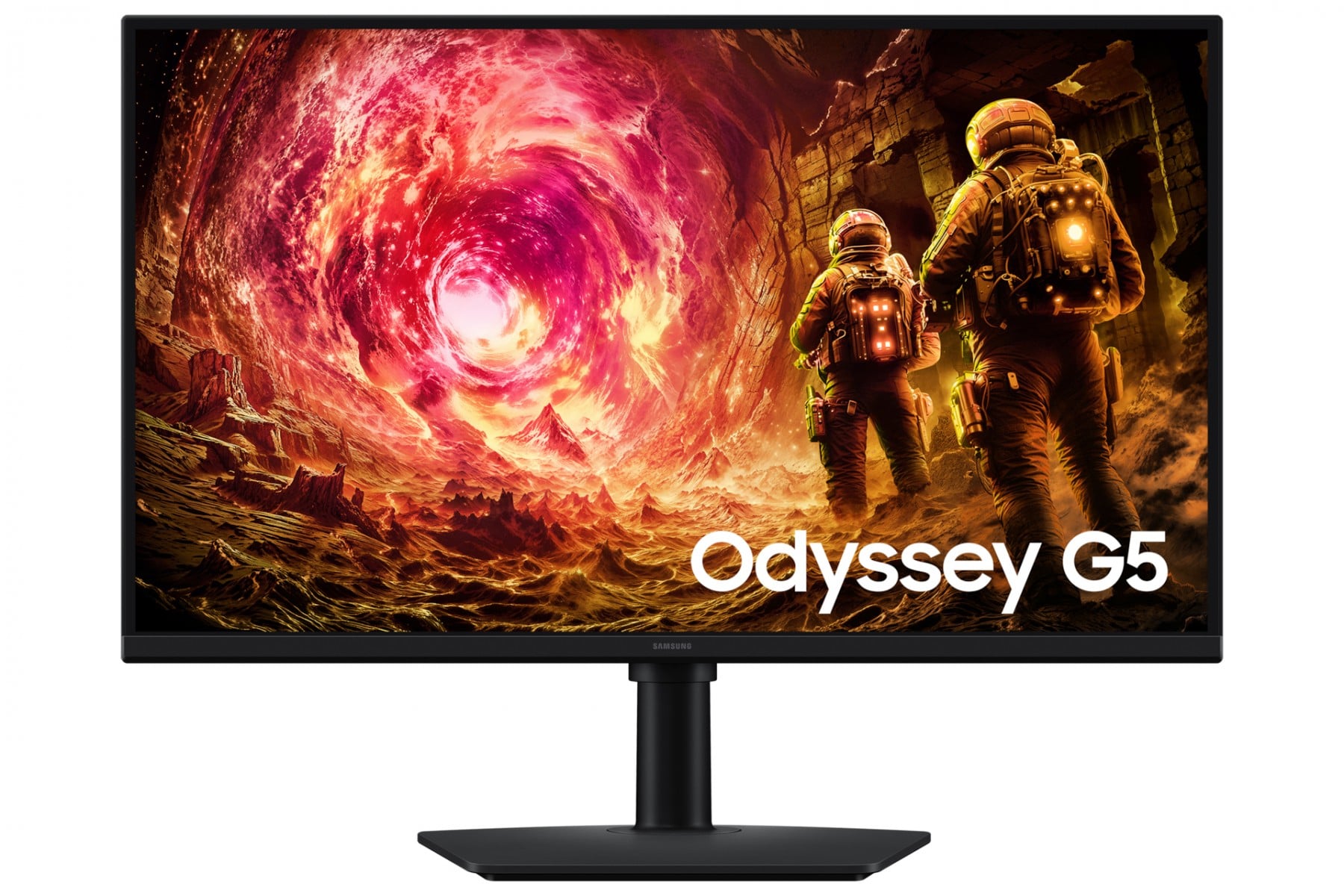 Samsung Odyssey G5 S27FG506EU – G50F Series – écran LED – jeux – 27″ – 2560 x 1440 QHD @ 180 Hz – Fast IPS – 300 cd/m˛ – 1000:1 – HDR10 – 1 ms – HDMI, DisplayPo