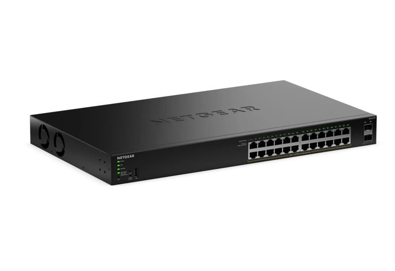 NETGEAR GS324TPv2 Managed L2/L3 Gigabit Ethernet (10/100/1000) Power over Ethernet (PoE) 1U Black